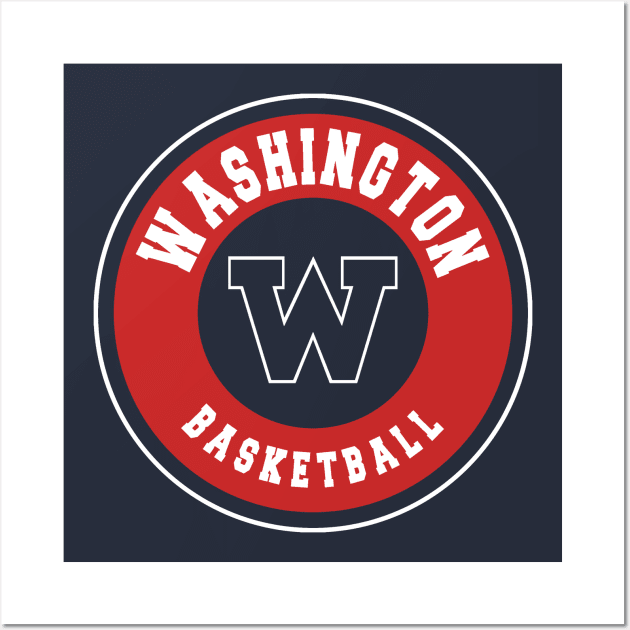 Washington basketball Wall Art by BVHstudio